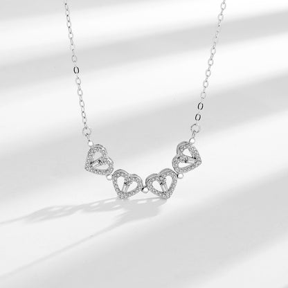 Collar Trébol de Corazones