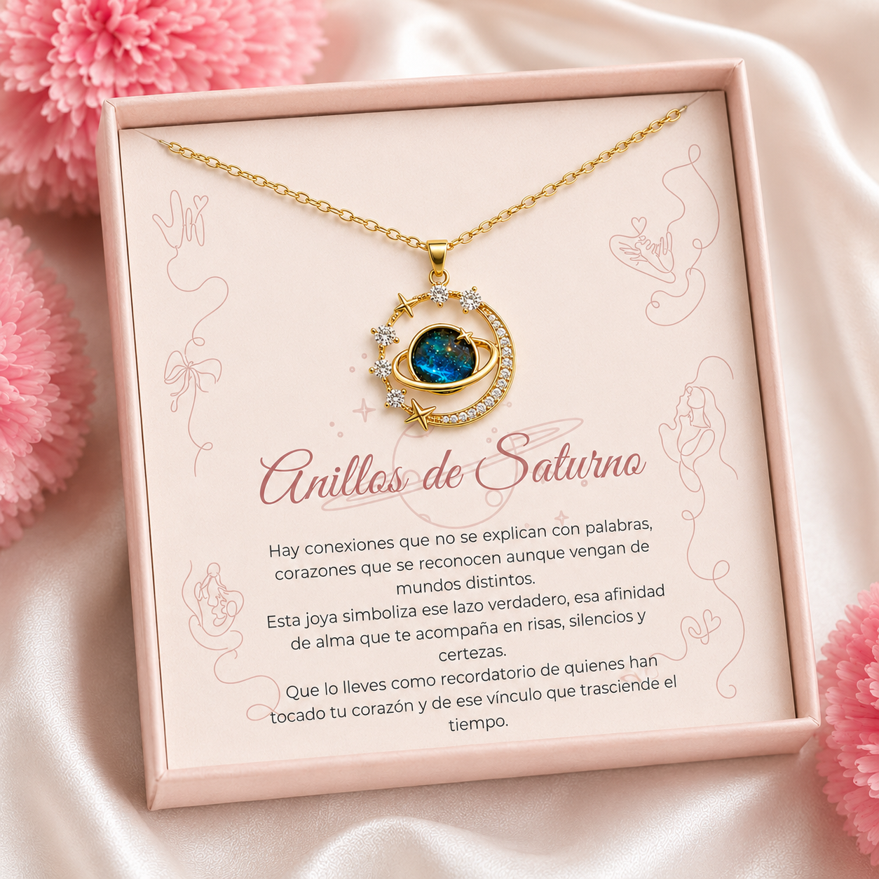 Collar Anillos de Saturno