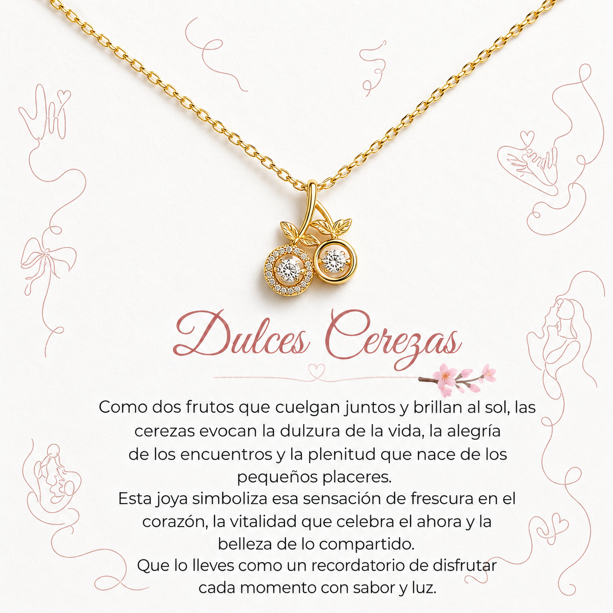 Collar Dulces Cerezas