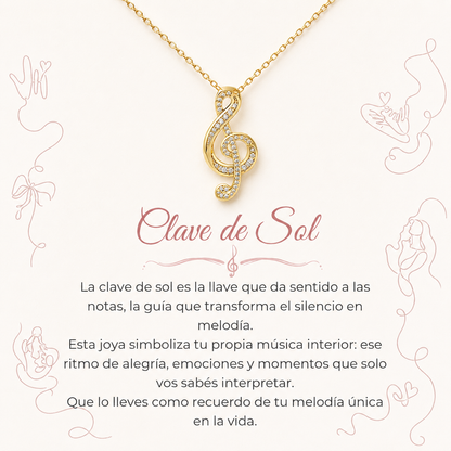 Collar Clave de Sol
