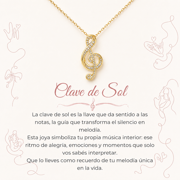 Collar Clave de Sol