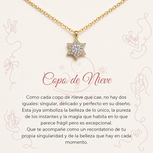 Collar Copo de Nieve
