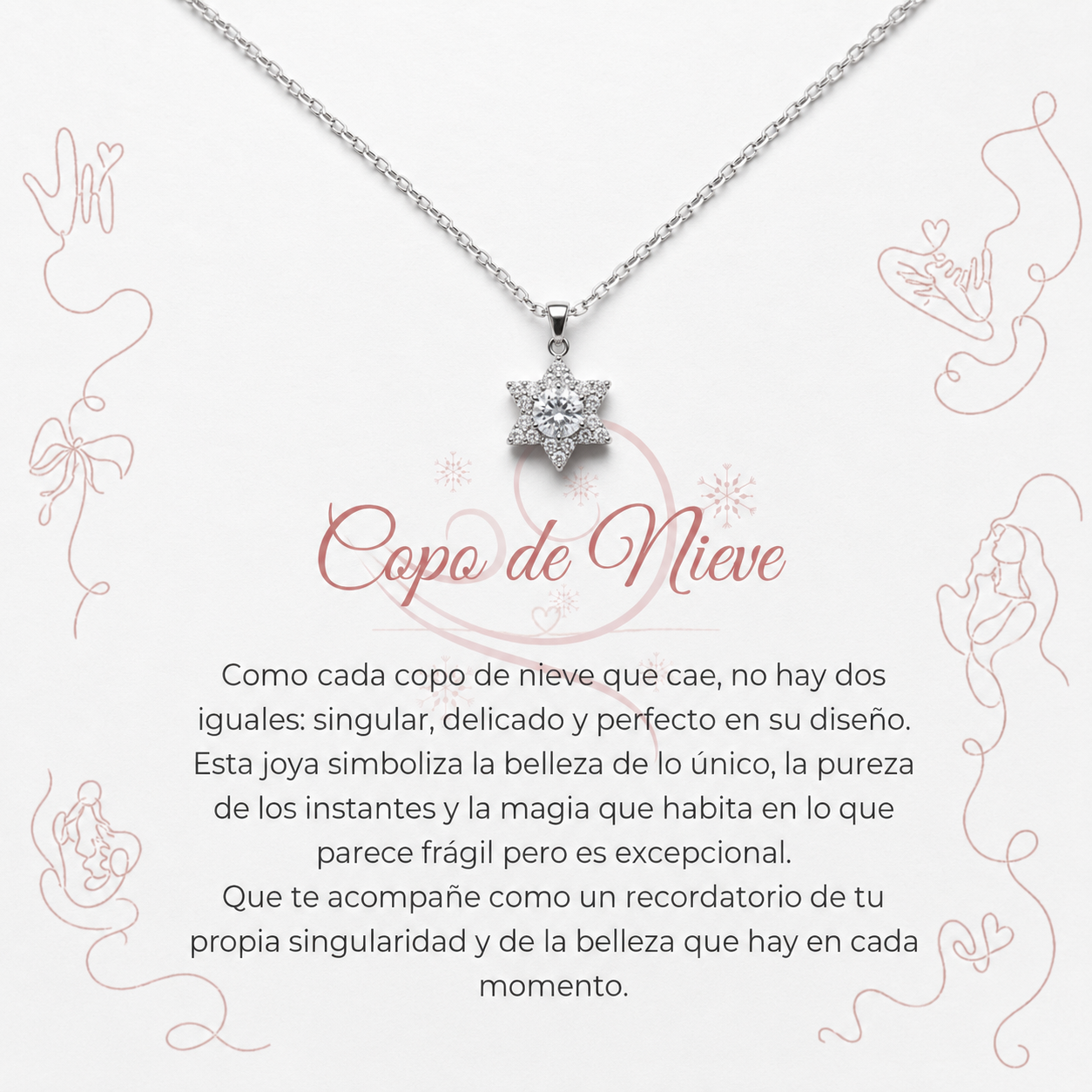 Collar Copo de Nieve