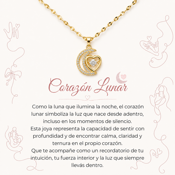 Collar Corazón Lunar