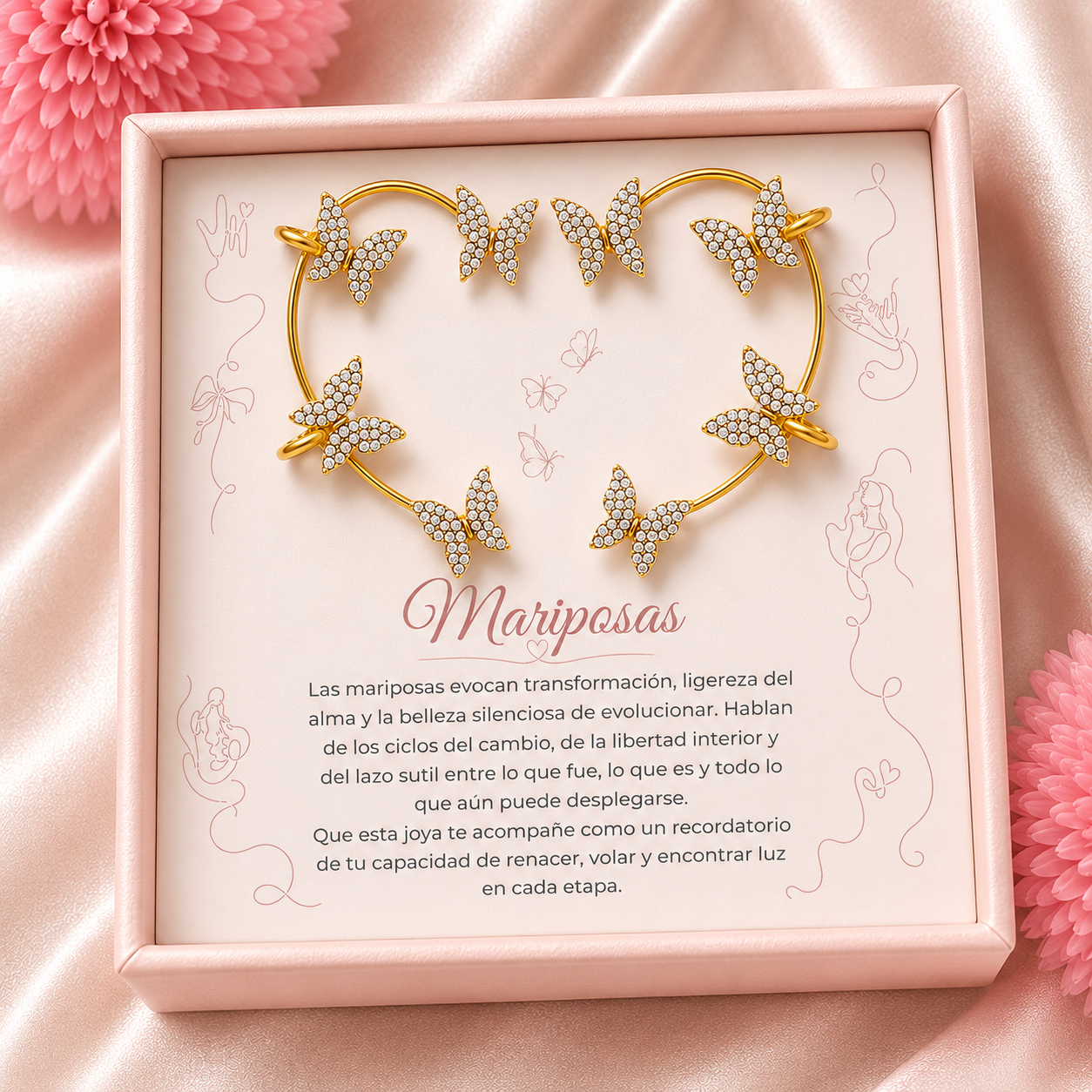 Aros 4 Mariposas