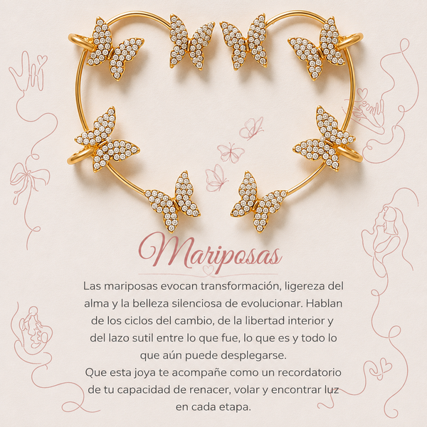 Aros 4 Mariposas