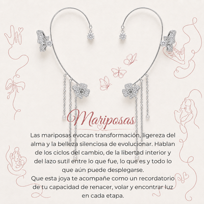 Aros Mariposa Floral