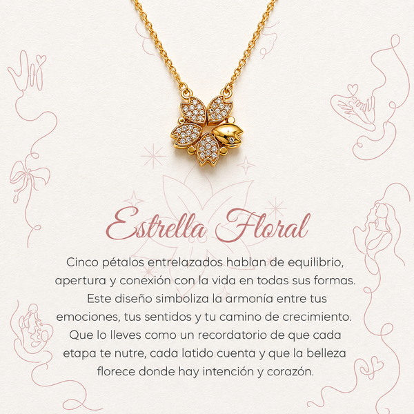 Collar Estrella Floral