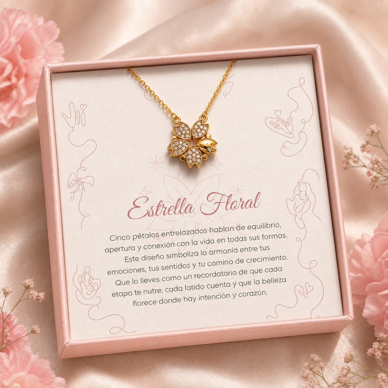 Collar Estrella Floral