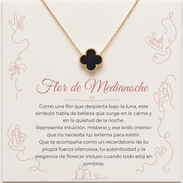 Collar Flor de Medianoche