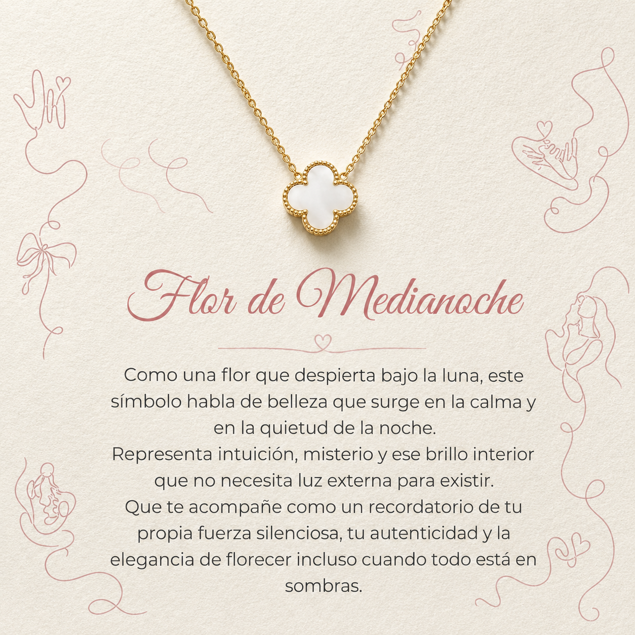Collar Flor de Medianoche