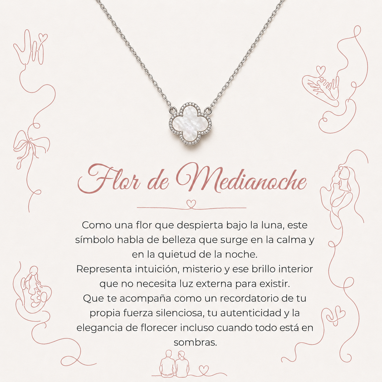 Collar Flor de Medianoche