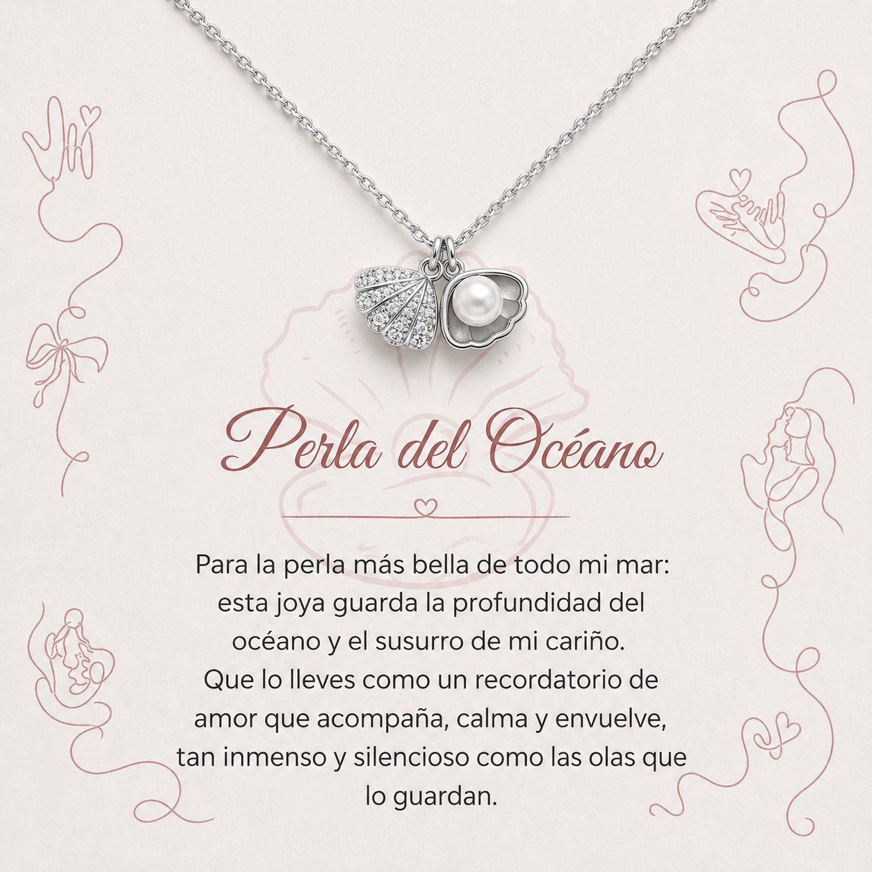 Collar Perla Del Océano