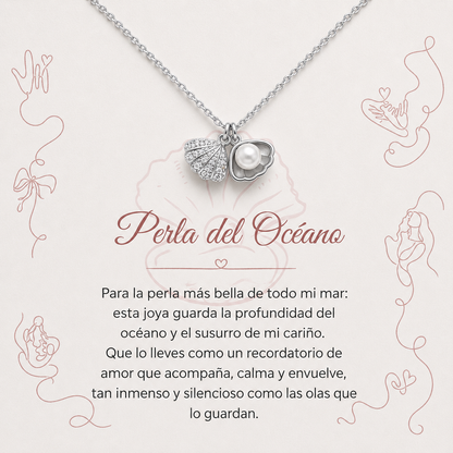 Collar Perla Del Océano
