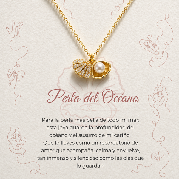 Collar Perla Del Océano