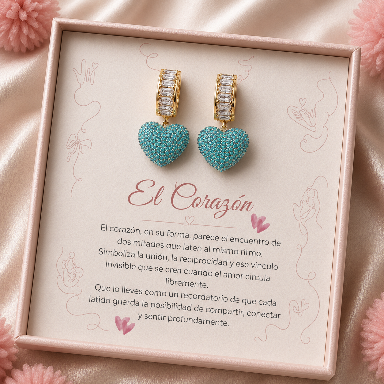 Aros Brillo de Corazón
