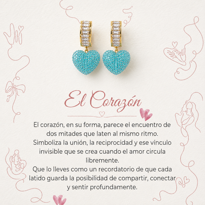 Aros Brillo de Corazón