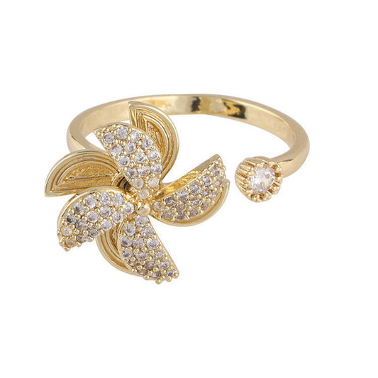 Anillo Molino de Luz Giratorio