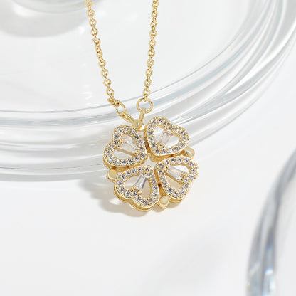 Collar Trébol de Corazones