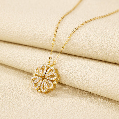 Collar Trébol de Corazones