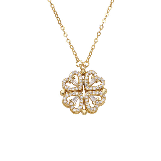 Collar Trébol de Corazones