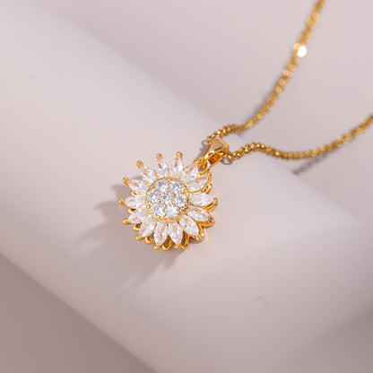 Collar Girasol Giratorio