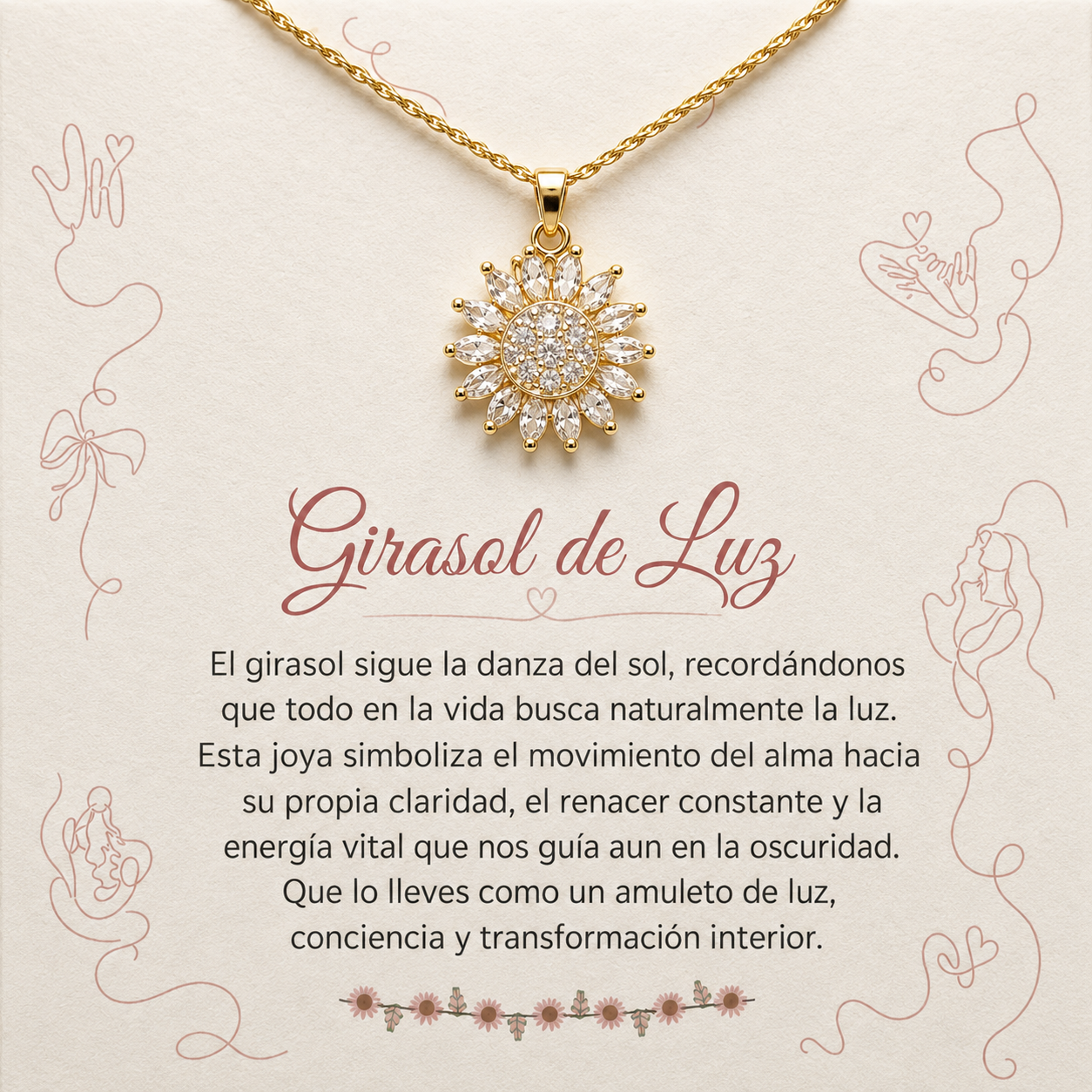 Collar Girasol de Luz