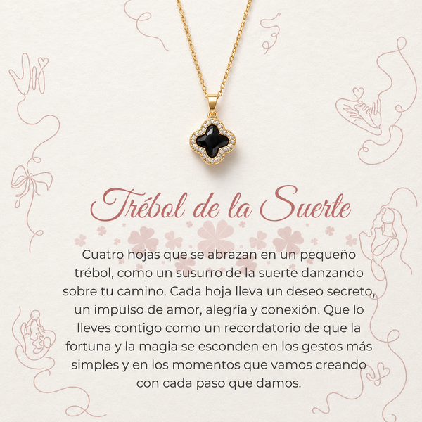 Collar Trébol de la Suerte