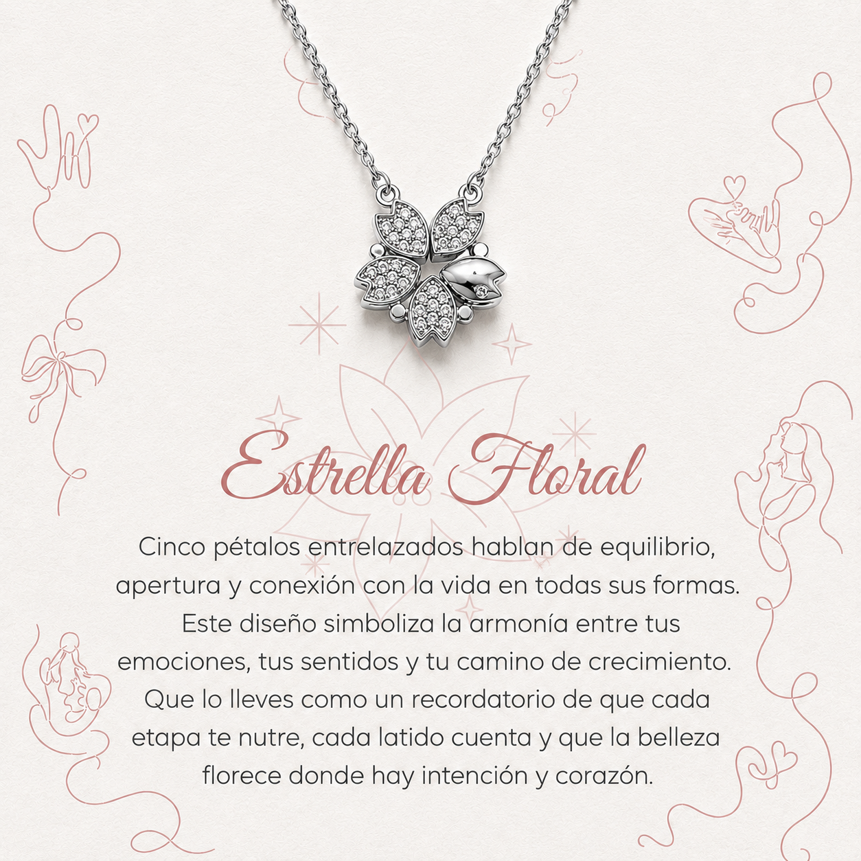 Collar Estrella Floral