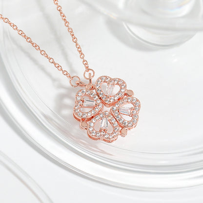 Collar Trébol de Corazones