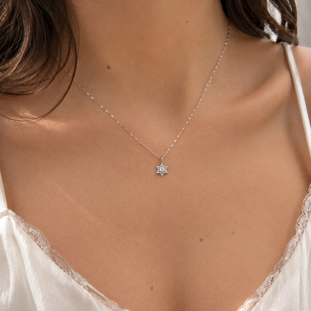 Collar Copo de Nieve