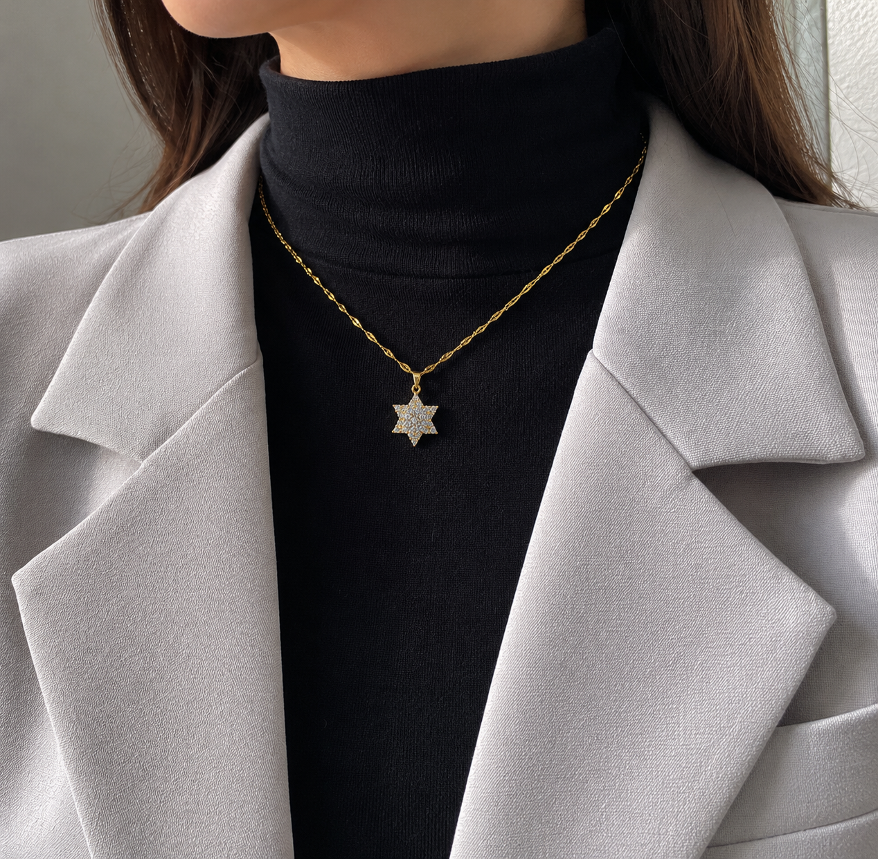 Collar Copo de Nieve