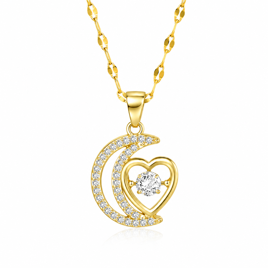 Collar Corazón Lunar
