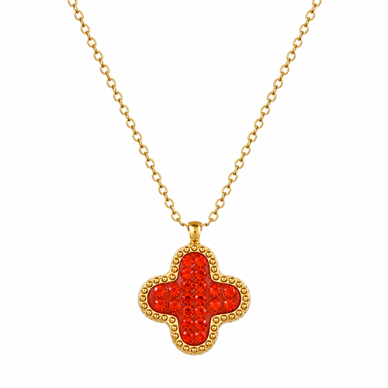 Collar Eclipse Carmesí