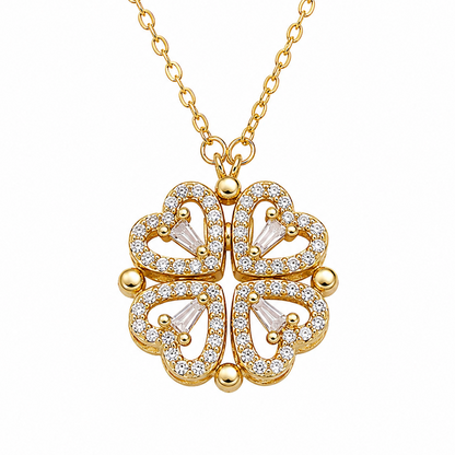 Collar Trébol de Corazones