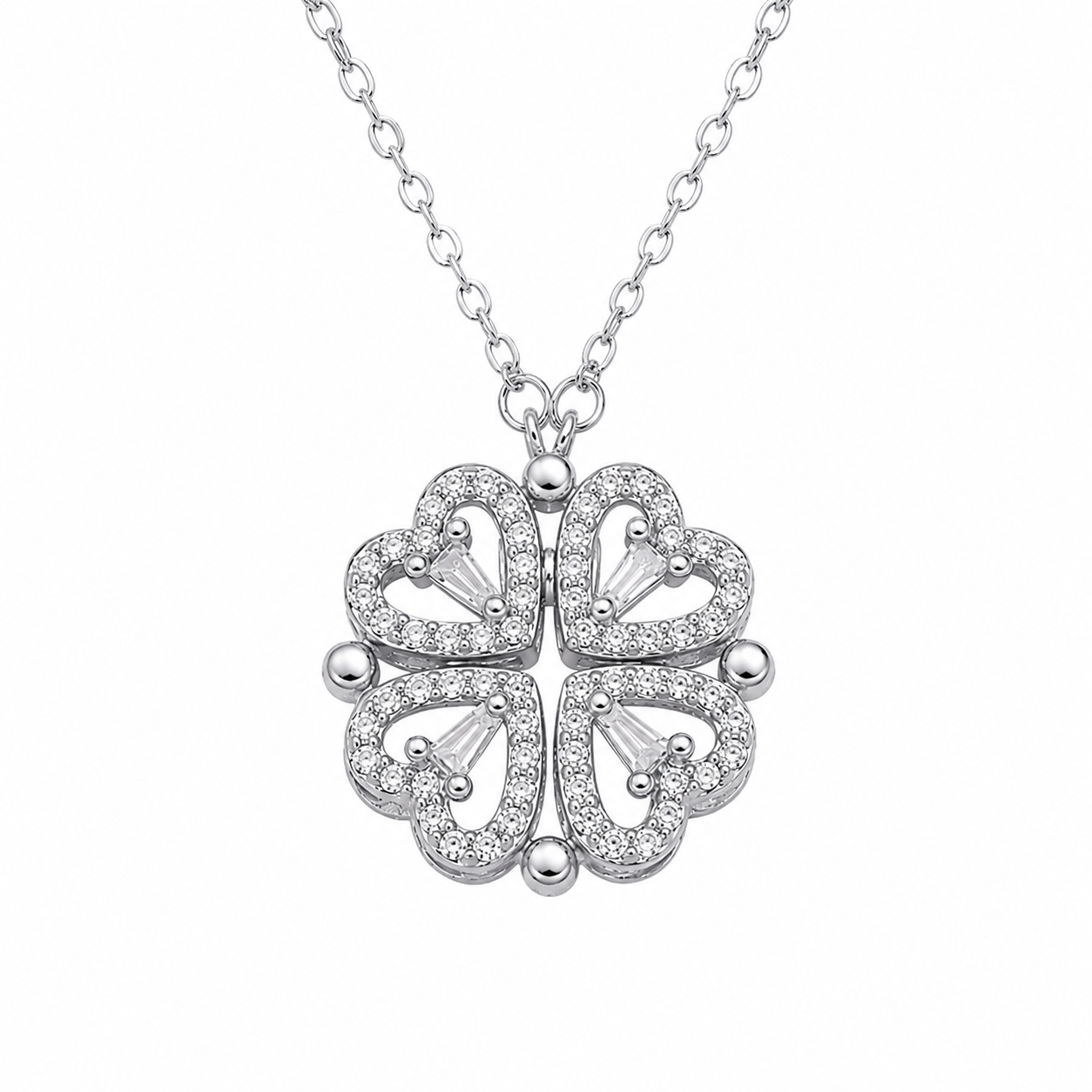 Collar Trébol de Corazones