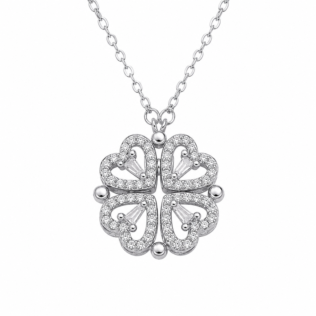 Collar Trébol de Corazones