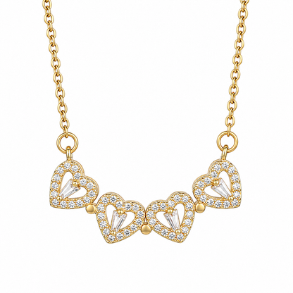 Collar Trébol de Corazones