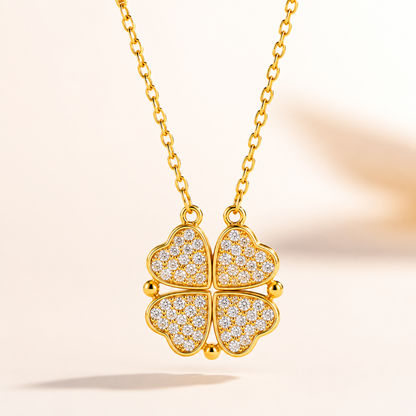 Collar Corazones en Flor