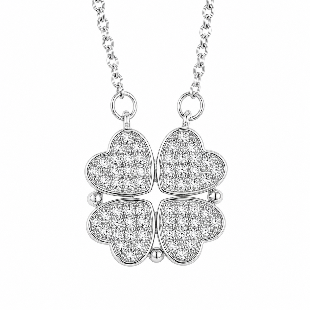 Collar Corazones en Flor