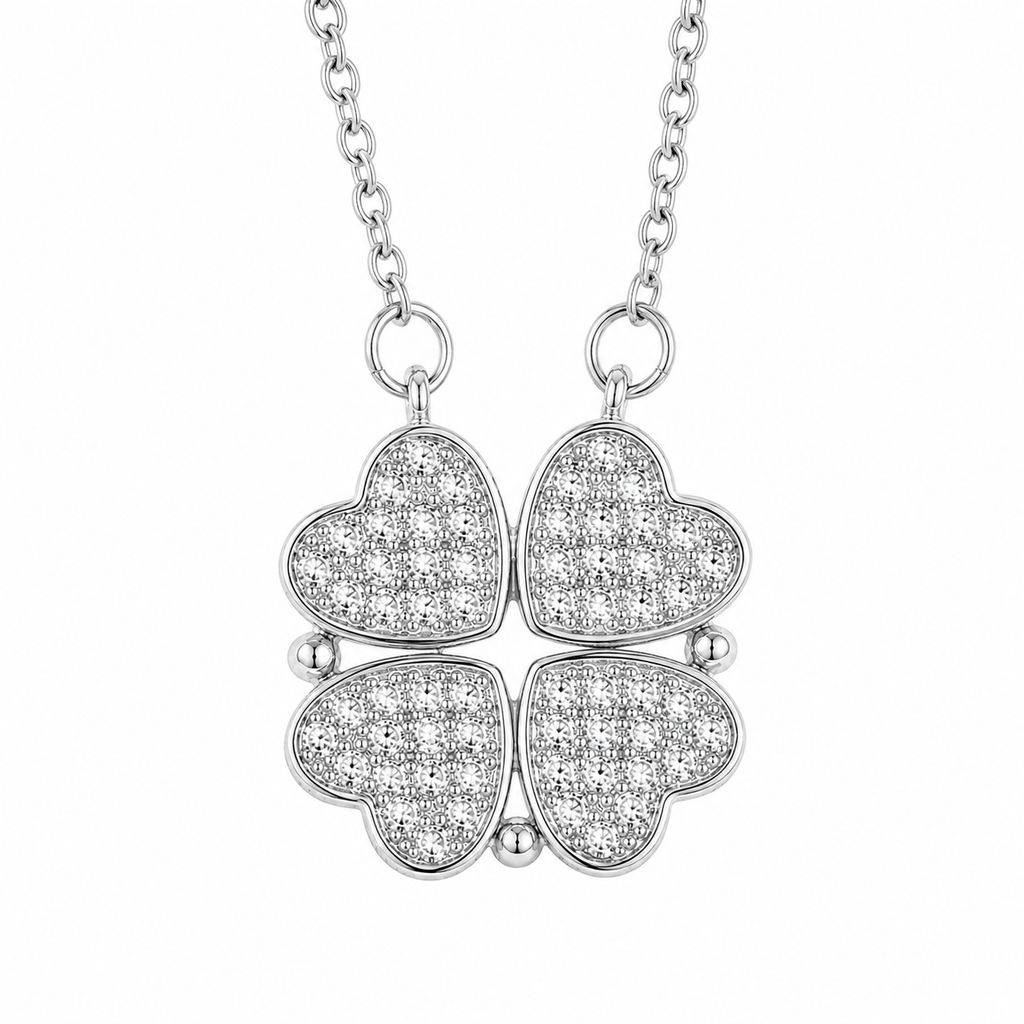 Collar Corazones en Flor