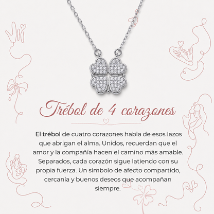 Collar Corazones en Flor