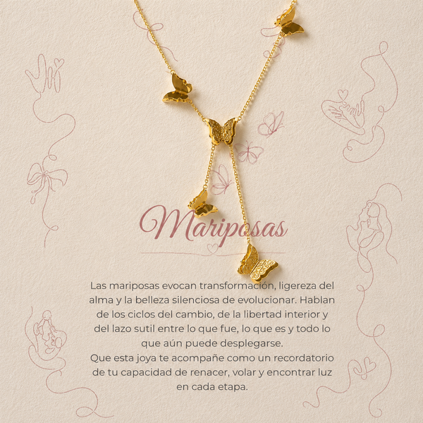 Collar 5 Mariposas