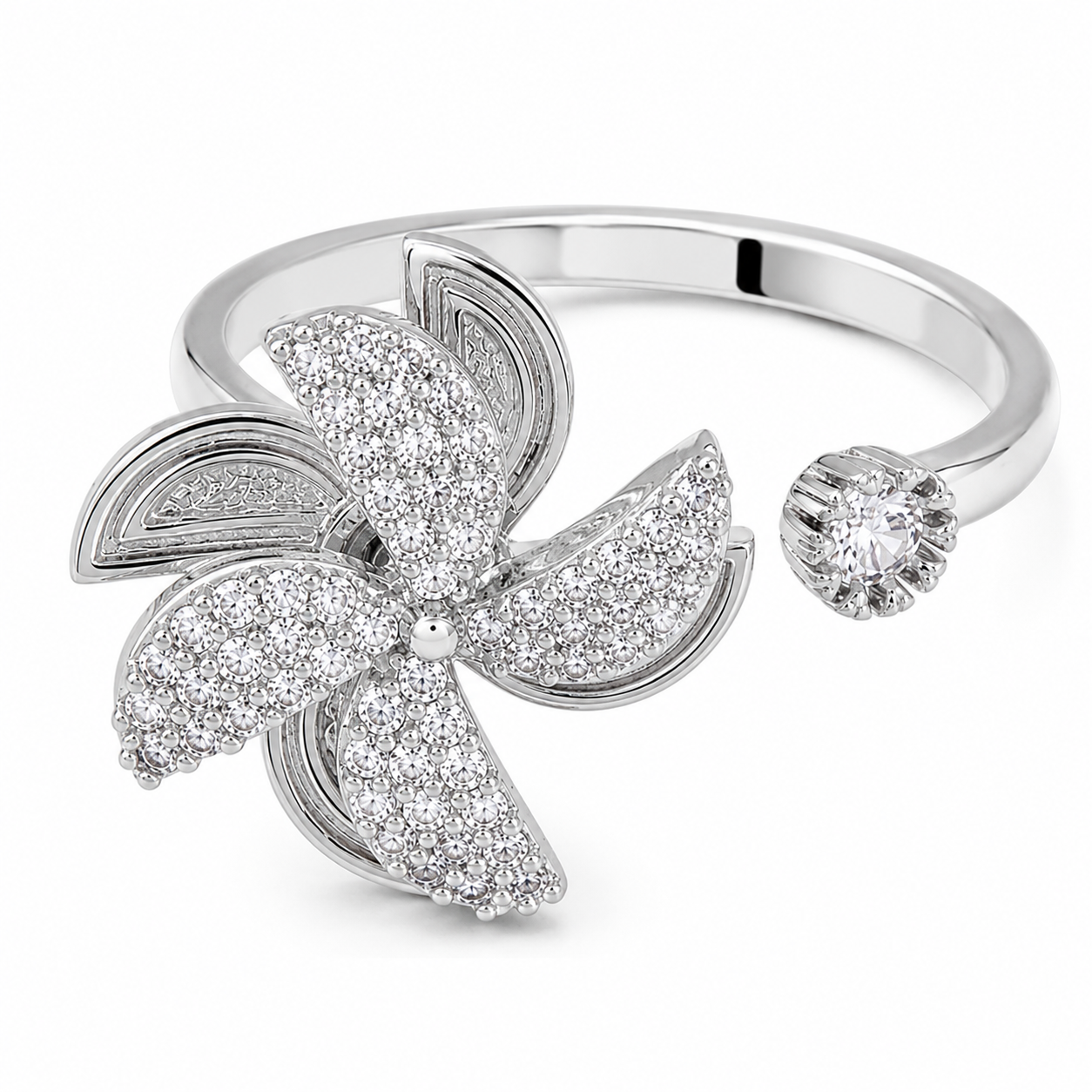Anillo Molino de Luz Giratorio