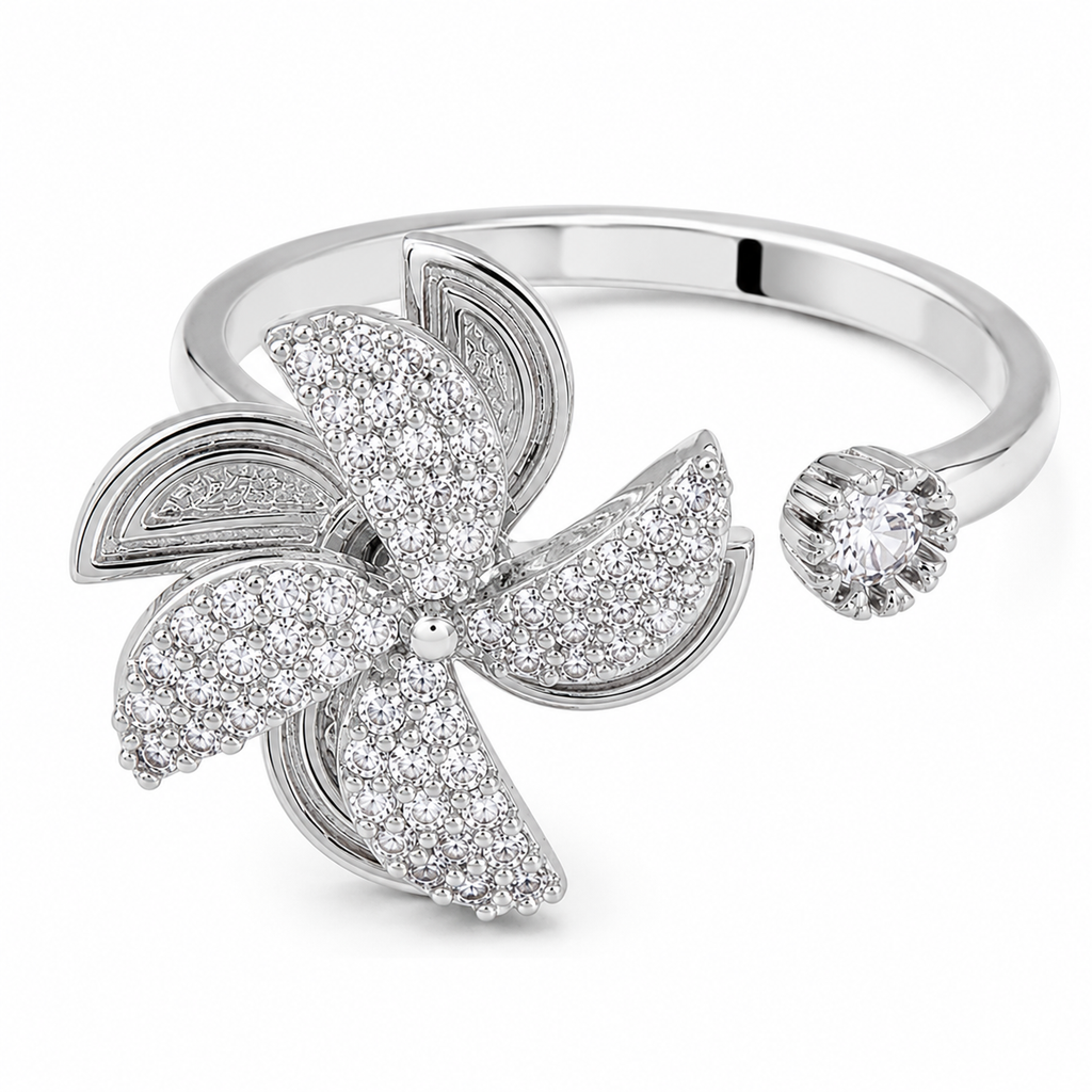 Anillo Molino de Luz Giratorio