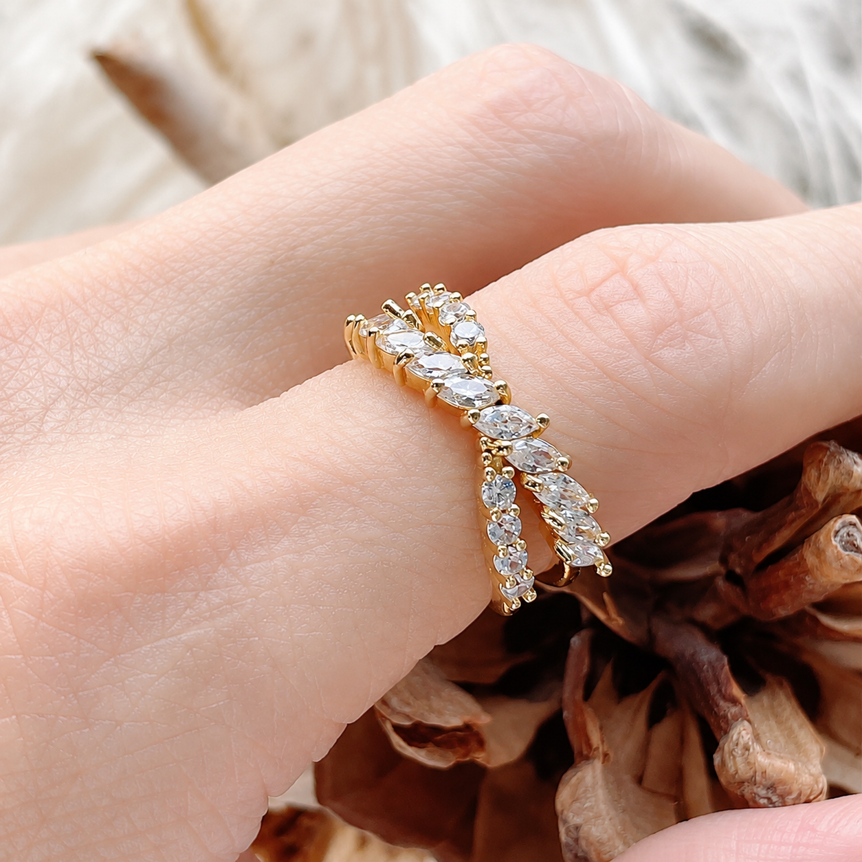 Anillo Luz Trenzada