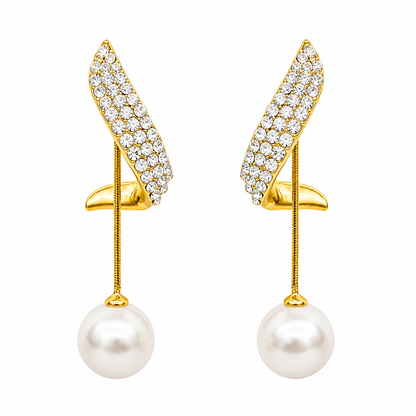Aros Perla Brillante