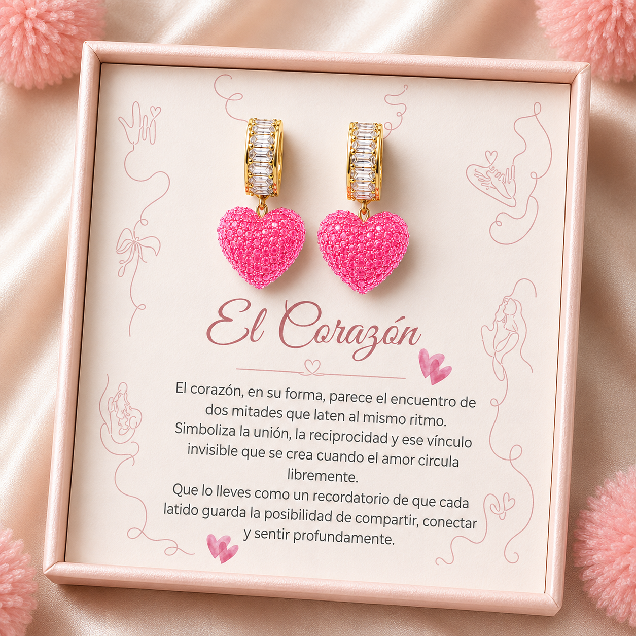 Aros Brillo de Corazón
