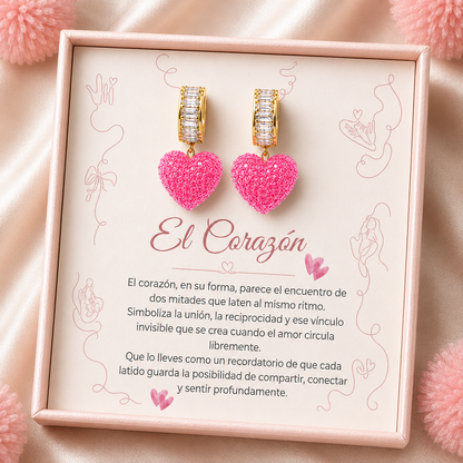 Aros Brillo de Corazón
