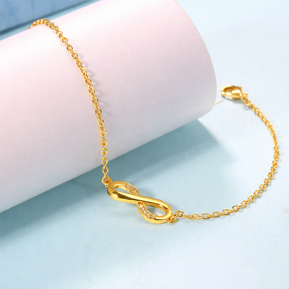 Pulsera Infinito Brillante